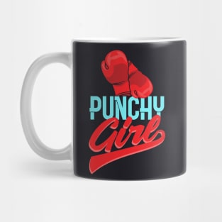 Punchy Girl Boxing Woman Gift Mug